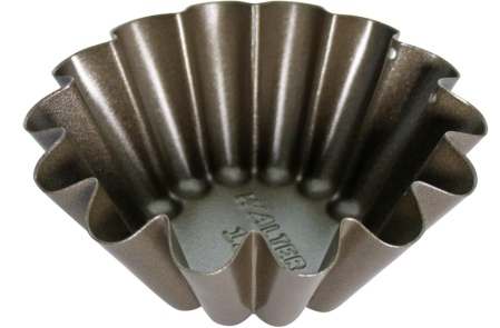 Totul pentru Cofetarie, Patiserie,Pizza - Tava de copt forma de briosa WALTER - 0.43 l 