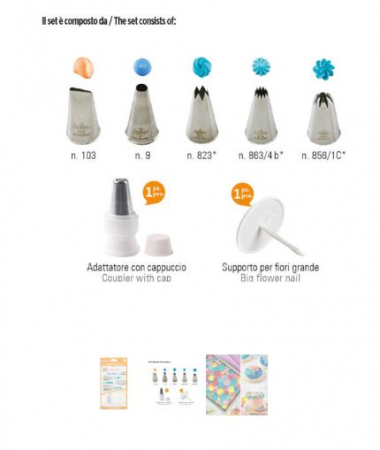 Kit Decorare  Orange - 7 piese - 0252046 [1]