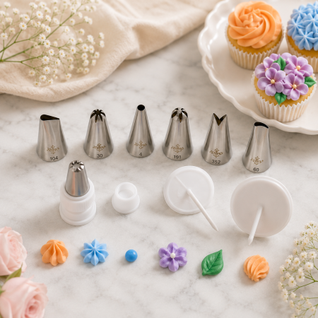Seturi Decorare - Kit decorare roz 10 piese