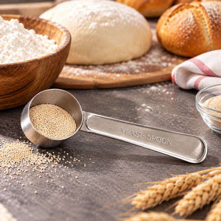 Totul pentru Cofetarie, Patiserie,Pizza - Lingura pentru masurat drojdie, inox