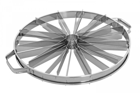 Accesorii tort - Marcator tort din inox cu taiere dubla Ø33cm
