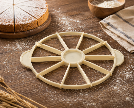Totul pentru Cofetarie, Patiserie,Pizza - Marcator tort din polipropilena cu taiere simpla  Ø26.5 cm