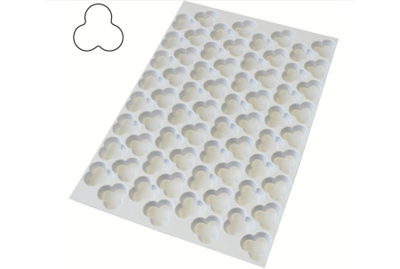 Totul pentru Cofetarie, Patiserie,Pizza - Foaie de taiat trifoi  Ø 4.8 cm