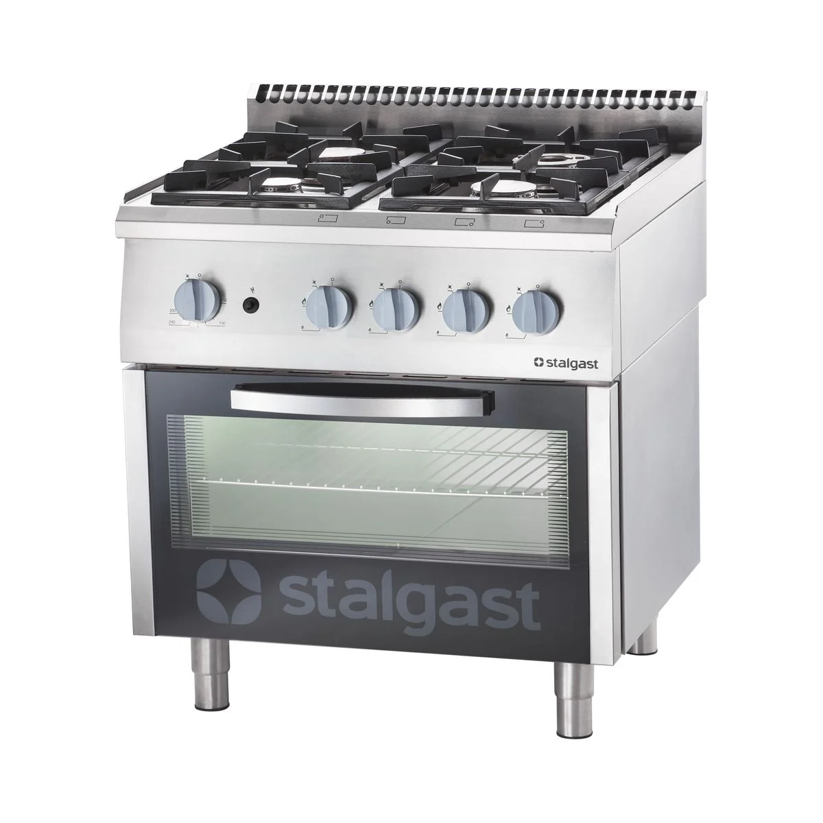 Echipamente Gatire - Mașină de gătit cu 4 arzatoare și cuptor pe gaz (5 kW), linia 700