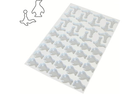 Totul pentru Cofetarie, Patiserie,Pizza - Foaie de taiat  foca, pinguin Ø 7 cm / 7.5 cm