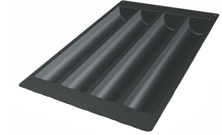 Forme Silicon - Forma silicon YULE LOG 60X40 CM - 4 alveole