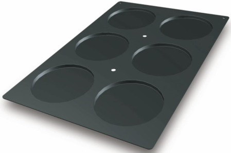 Forme Silicon - Forma silicon "SPONGE CAKE"  60X40 CM - 6 alveole