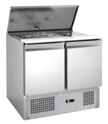 Masa pizza/Saladete - Masă Rece/Saladetă GN1/1 240 L