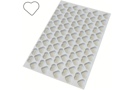 Totul pentru Cofetarie, Patiserie,Pizza - Foaie de taiat inima  Ø 4.5 cm