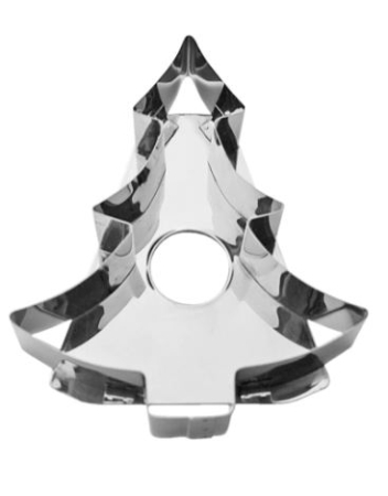 Totul pentru Cofetarie, Patiserie,Pizza - Decupator Inox Brad15x12.5 cm