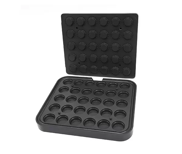 Dispozitive Cofetarie, Patiserie,Pizza - Matrita pentru masina facut tarte, 49/38 mm, 30 forme
