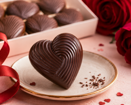Matrita policarbonat gama sfantul valentin 21 praline ciocolata inimioara