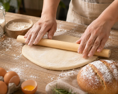 Totul pentru Cofetarie, Patiserie,Pizza - Merdenea lemn Ø 4.5 x 50 cm
