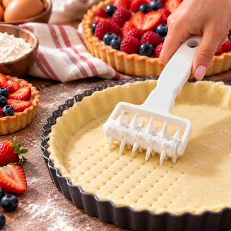 Totul pentru Cofetarie, Patiserie,Pizza - Mini rola pentru perforat aluatul - 0122908