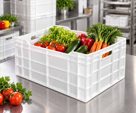 Accesorii Horeca/Depozitare/Transport - Naveta depozitare transport alimente 60x40xh30cm 60L