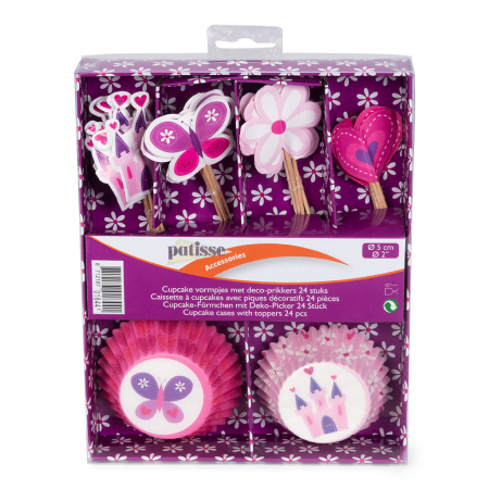 Forme Briose - Pachet 24 Forme Briose Hartie si Toppere - 01844