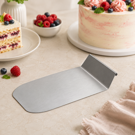 Accesorii tort - Paleta inox tort / prajituri, 20cm