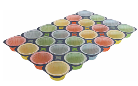 Forma pentru copt briose 33.8x50.4 cm - Multicolor