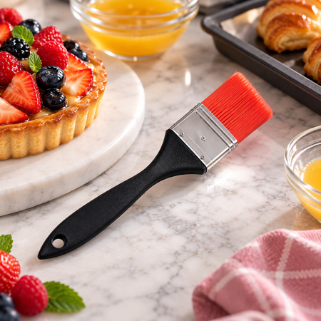 Totul pentru Cofetarie, Patiserie,Pizza - Pensula cu peri din naylon 3.5 cm