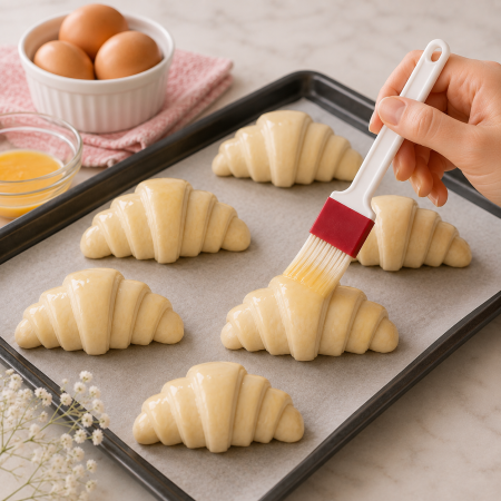 Spatule, Teluri, Pensule - Pensula pentru patiserie cu peri din poliester 6 cm