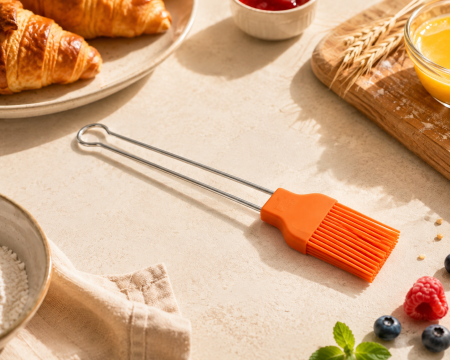 Totul pentru Cofetarie, Patiserie,Pizza - Pensula silicon latime 4.2 cm 300 ºC