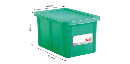 Cutie Cu Capac Depozitare - Transport Alimente 55 L [1]