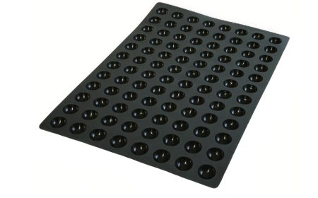 Forme Silicon - Forma silicon "SEMISFERE MINI"  60X40 CM - 96 alveole