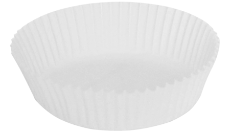 Totul pentru Cofetarie, Patiserie,Pizza - Forme Pentru Briose- h 22 mm ALB - Set 1000 bucati