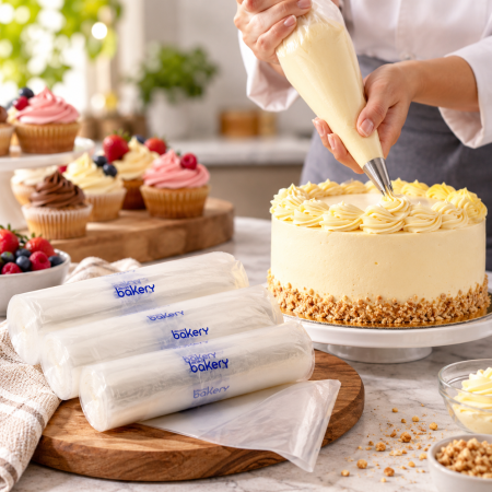 Totul pentru Cofetarie, Patiserie,Pizza - Posuri unica folosinta 53 cm - Set 100 bucati