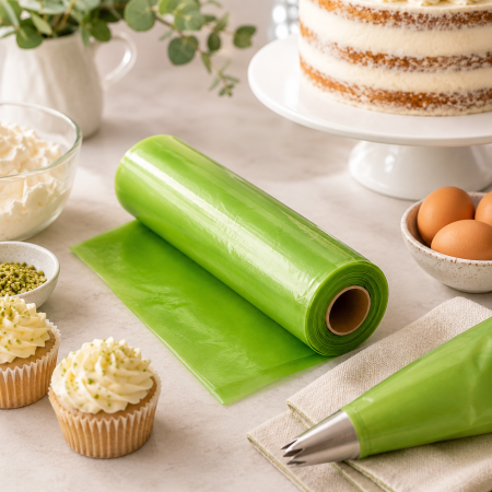 Totul pentru Cofetarie, Patiserie,Pizza - Posuri unica folosinta verde 47 cm - 100 buc