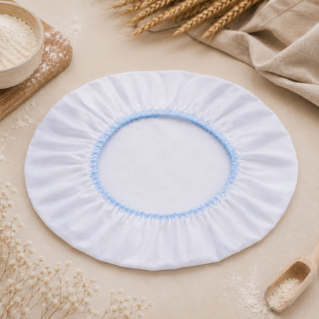 Tavi, Forme/Folii Coacere, Cosuri - Protectie din bumbac pentru cosuri dospire - Ø25cm