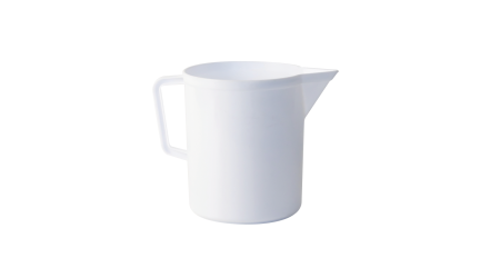 Cana gradata cu maner inhis alba- 5 L [2]