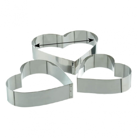 Forme Metal - Rama Inox Forma Inima 23xh5cm - 155220