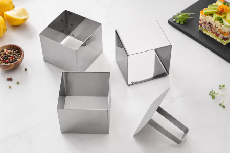 Rame pentru coacere - Rama Inox Patrat 5.5xh4.5cm