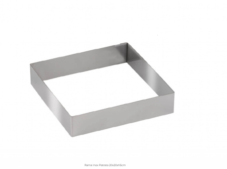 Forme Metal - Rama Inox Patrata 20x20xh5cm - AC1255