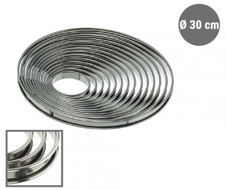 Forme Metal - Rama Inox Rotunda Ø30xH2cm - 162300
