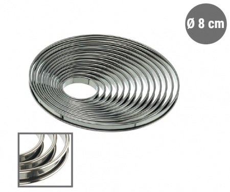 Forme Metal - Rama Inox Rotunda Ø8xH2cm