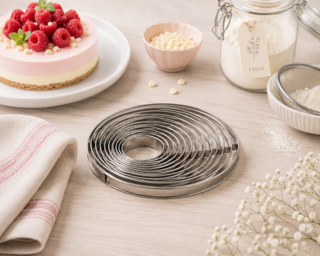 Matrice Patiserie - Rama inox rotunda Ø20xH2 cm