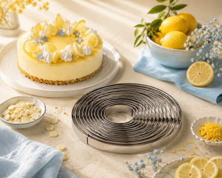 Matrice Patiserie - Rama inox rotunda Ø28xH2 cm