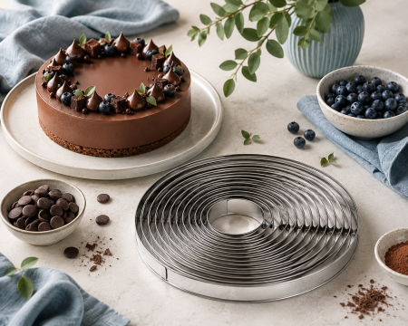 Matrice Patiserie - Rama inox rotunda Ø32xH2 cm