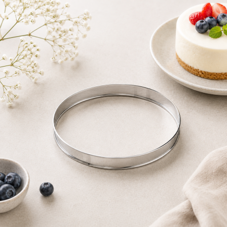 Rame pentru coacere - Rama inox rotunda Ø 8xH 2cm