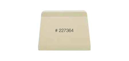 Totul pentru Cofetarie, Patiserie,Pizza - Rascheta Aluat din ABS, 12.5 x 10 cm