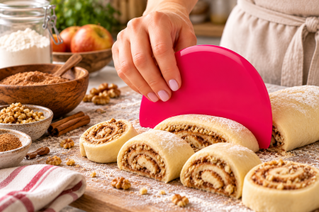 Totul pentru Cofetarie, Patiserie,Pizza - Rascheta Aluat din ABS, 20.4x15.10 cm