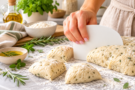 Totul pentru Cofetarie, Patiserie,Pizza - Rascheta Aluat din LDPE, 12 x 8.6 cm