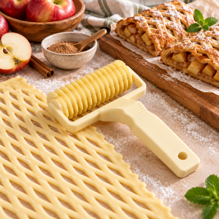 Rola decor grilaj aluat 12 cm