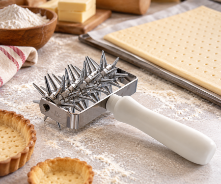 Totul pentru Cofetarie, Patiserie,Pizza - Rola perforat aluat, lungime rola 12 cm