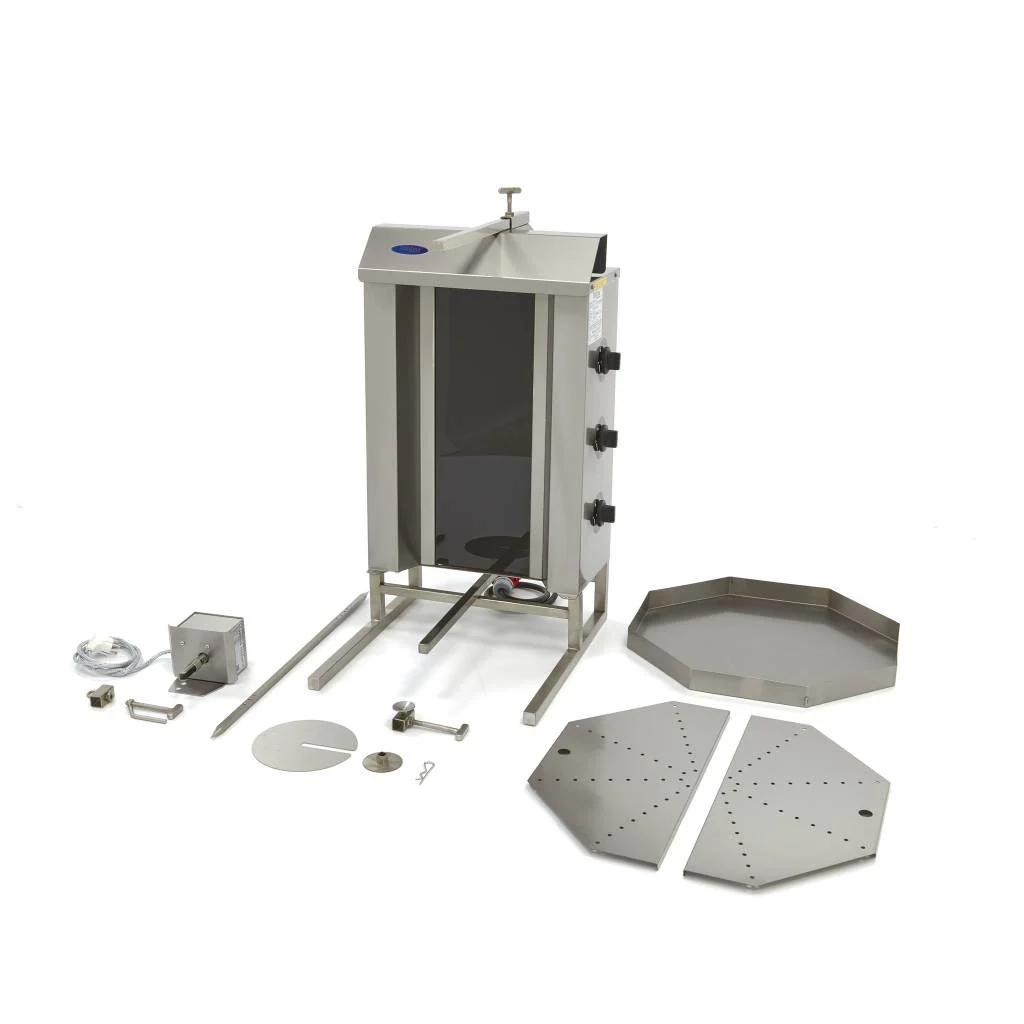 Rotisor de Kebab sau Shaorma Electric - 3 Arzătoare - 30 kg de Carne [4]