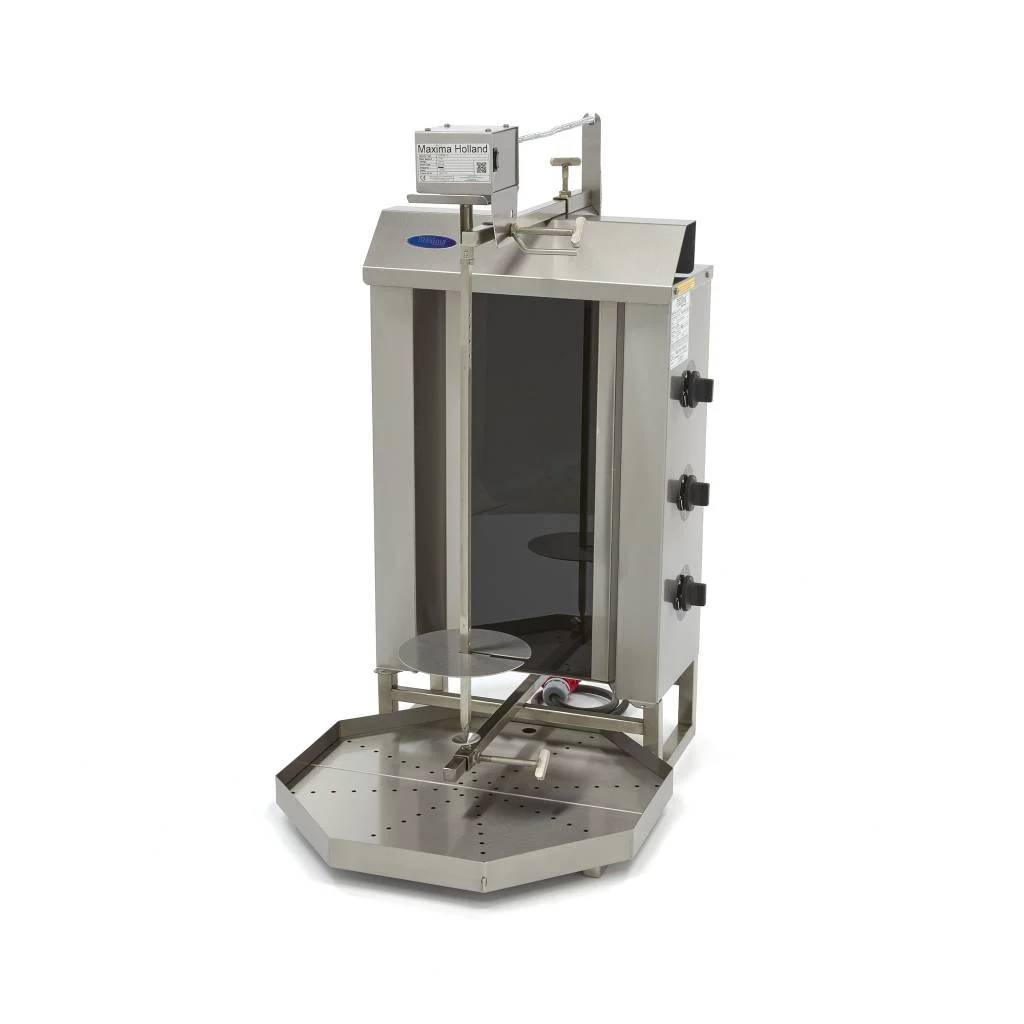 Rotisor de Kebab sau Shaorma Electric - 3 Arzătoare - 30 kg de Carne [2]