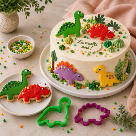 Set  2 decupatoare dino