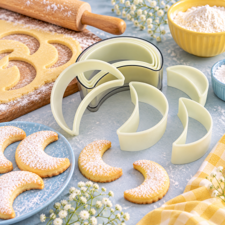 Totul pentru Cofetarie, Patiserie,Pizza - Set decupatoare Nylon 7 piese